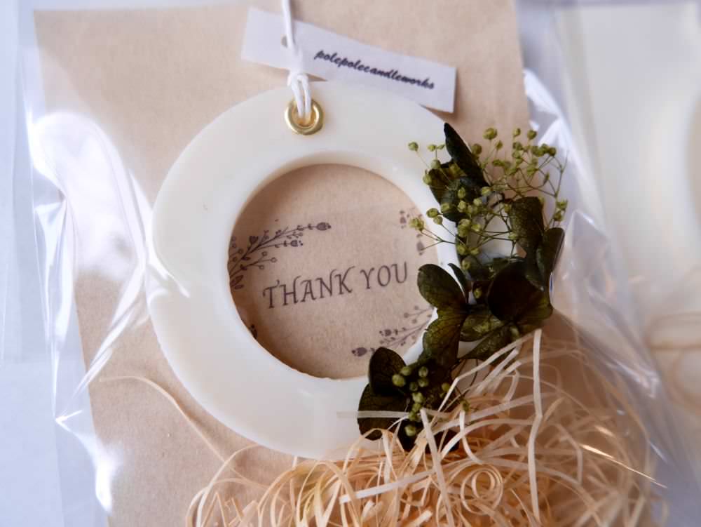 アロマワックスサシェ20セット(リース) 【結婚式 プチギフト 雑貨】