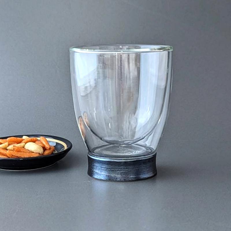 Wウォールグラス銀河(黒)【結婚式 ギフト 引き出物 食器類】