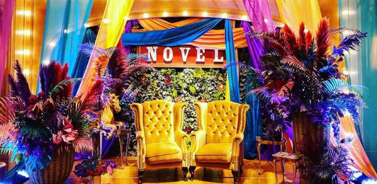 ブーケ中心の会場コーディネート