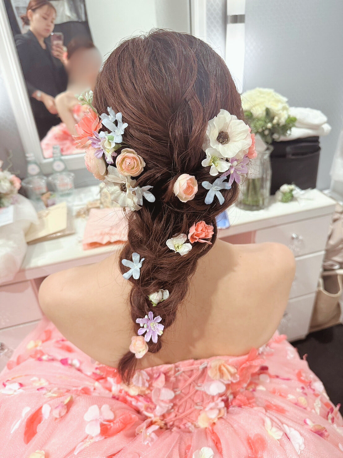 【東京23区内出張無料】リハ付き 洋装1着(当日ヘアメイク・ドレスフィッティング・新郎様お支度・撮影サポート有) 結婚式 ブライダル ヘアメイク 持ち込み美容師 【結婚式 ヘアメイク 新郎 新婦】