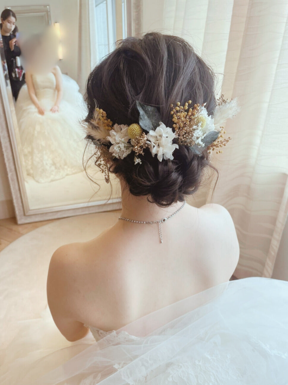 【東京23区内出張無料】リハ付き 洋装1着(当日ヘアメイク・ドレスフィッティング・新郎様お支度・撮影サポート有) 結婚式 ブライダル ヘアメイク 持ち込み美容師 【結婚式 ヘアメイク 新郎 新婦】