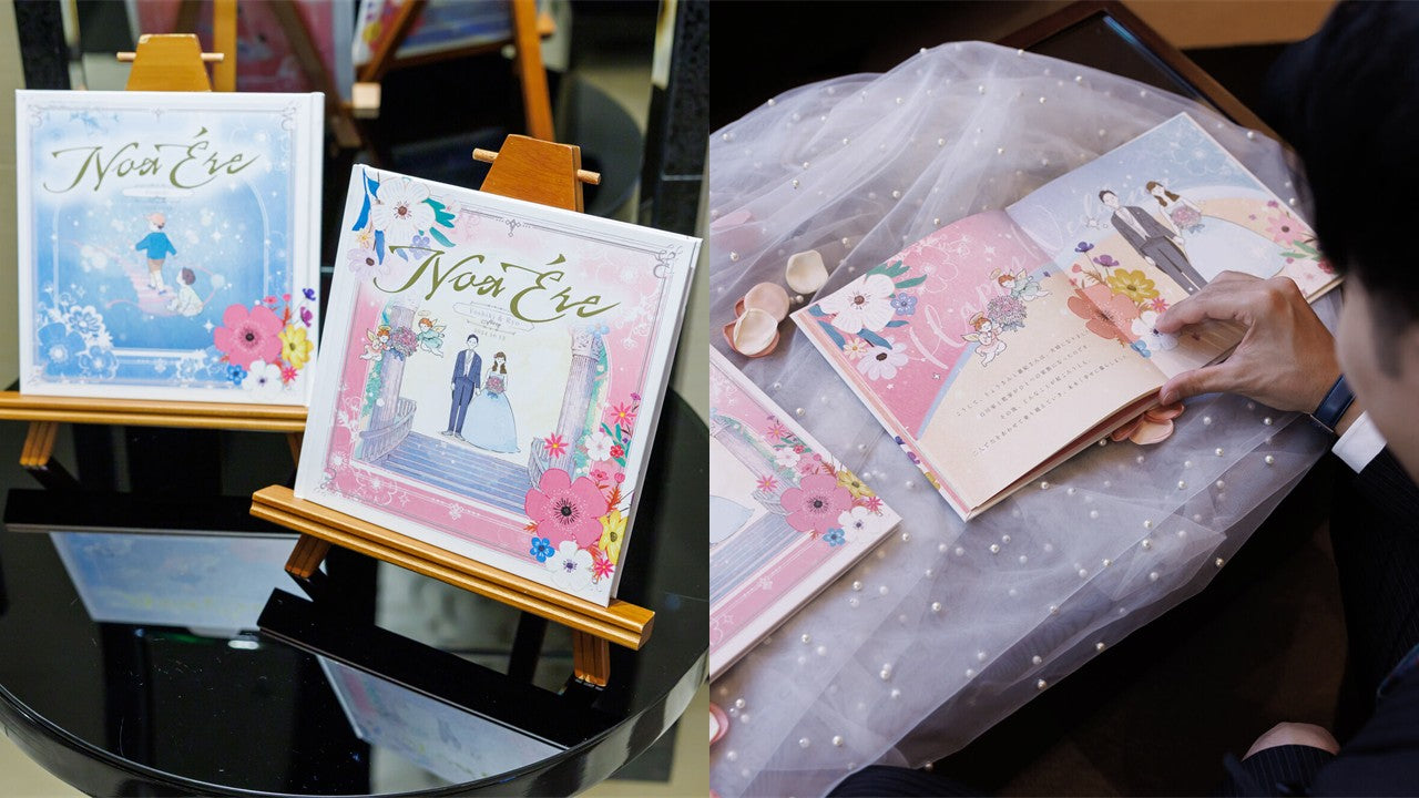 ウェディング絵本「ノアエール～THANKS～」(親御さん贈呈用2冊セット