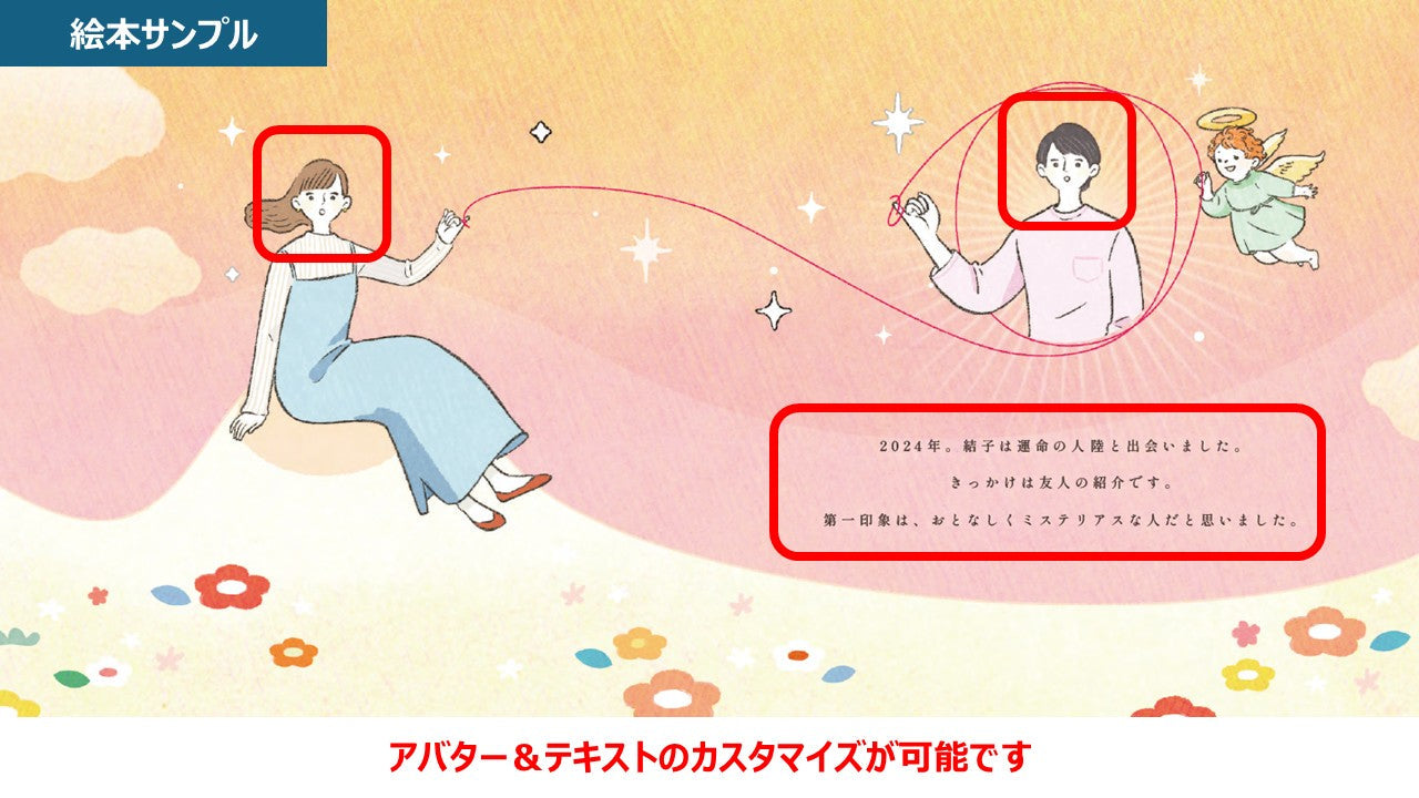 ウェディング絵本「ノアエール～LOVE～」(新郎新婦様用)カスタマイズ絵本【結婚式 その他ウェルカムグッズ】