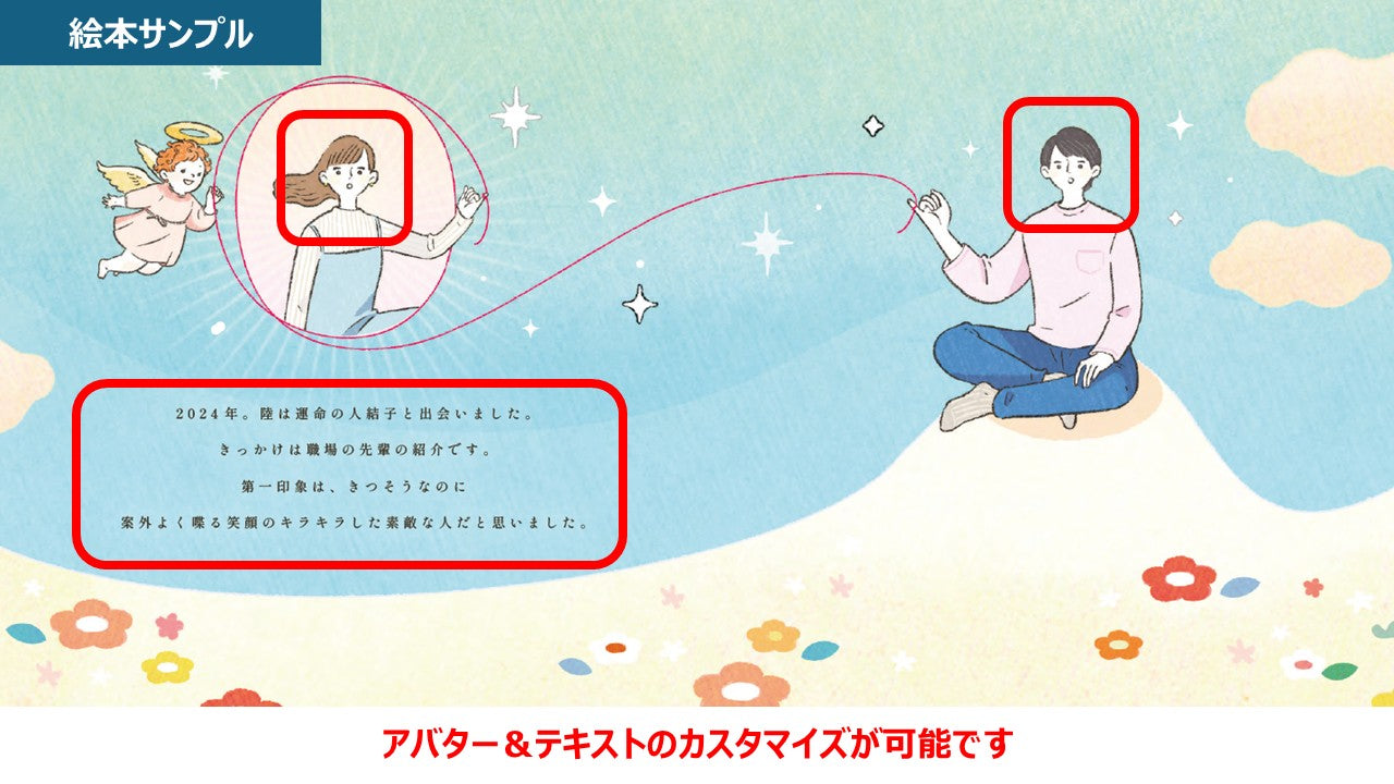 ウェディング絵本「ノアエール～LOVE～」(新郎新婦様用)カスタマイズ絵本【結婚式 その他ウェルカムグッズ】