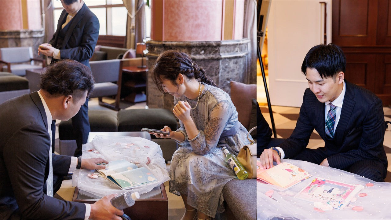 ウェディング絵本「ノアエール～LOVE～」(新郎新婦様用)カスタマイズ絵本【結婚式 その他ウェルカムグッズ】