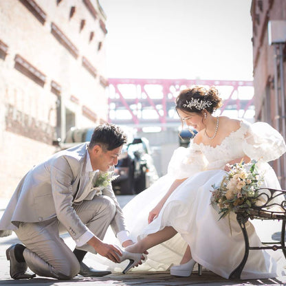 【ロケーション撮影付】フォトウエディングプラン<大阪築港赤レンガ倉庫>　【結婚式　写真　フォト　撮影】