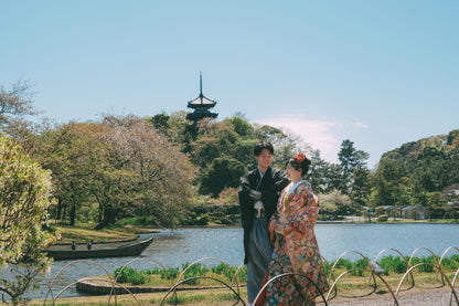 三渓園和装ロケーションフォト【結婚式 写真 フォトウェディング】 横浜店