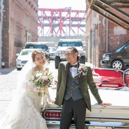 【SNS用ムービー付】フォトウエディングプラン<大阪築港赤レンガ倉庫> 【結婚式 写真 フォト 撮影】