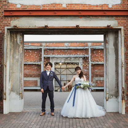 【SNS用ムービー付】フォトウエディングプラン<大阪築港赤レンガ倉庫> 【結婚式 写真 フォト 撮影】