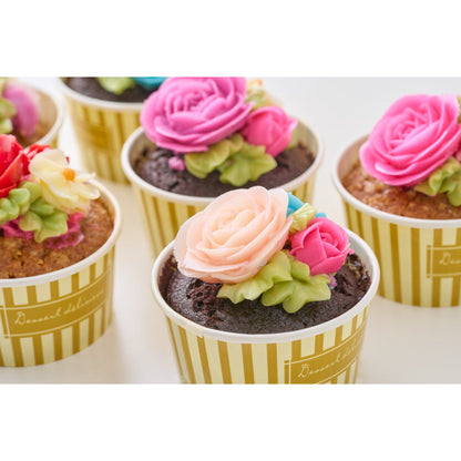 食べられるお花のカップケーキ(6個入り)