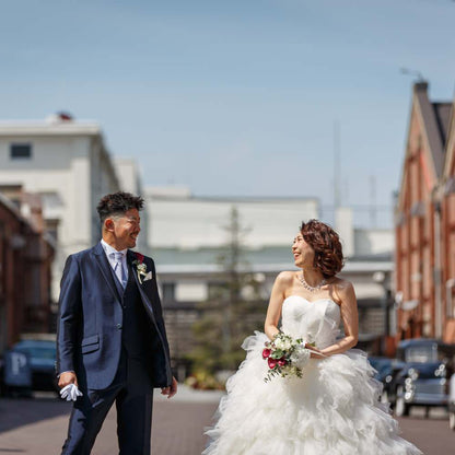 【SNS用ムービー付】フォトウエディングプラン<大阪築港赤レンガ倉庫> 【結婚式 写真 フォト 撮影】