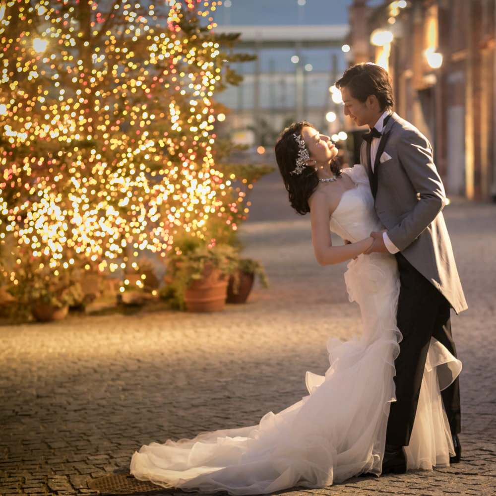 【スライドムービー付】フォトウエディングプラン<大阪築港赤レンガ倉庫> 【結婚式 写真 フォト 撮影】