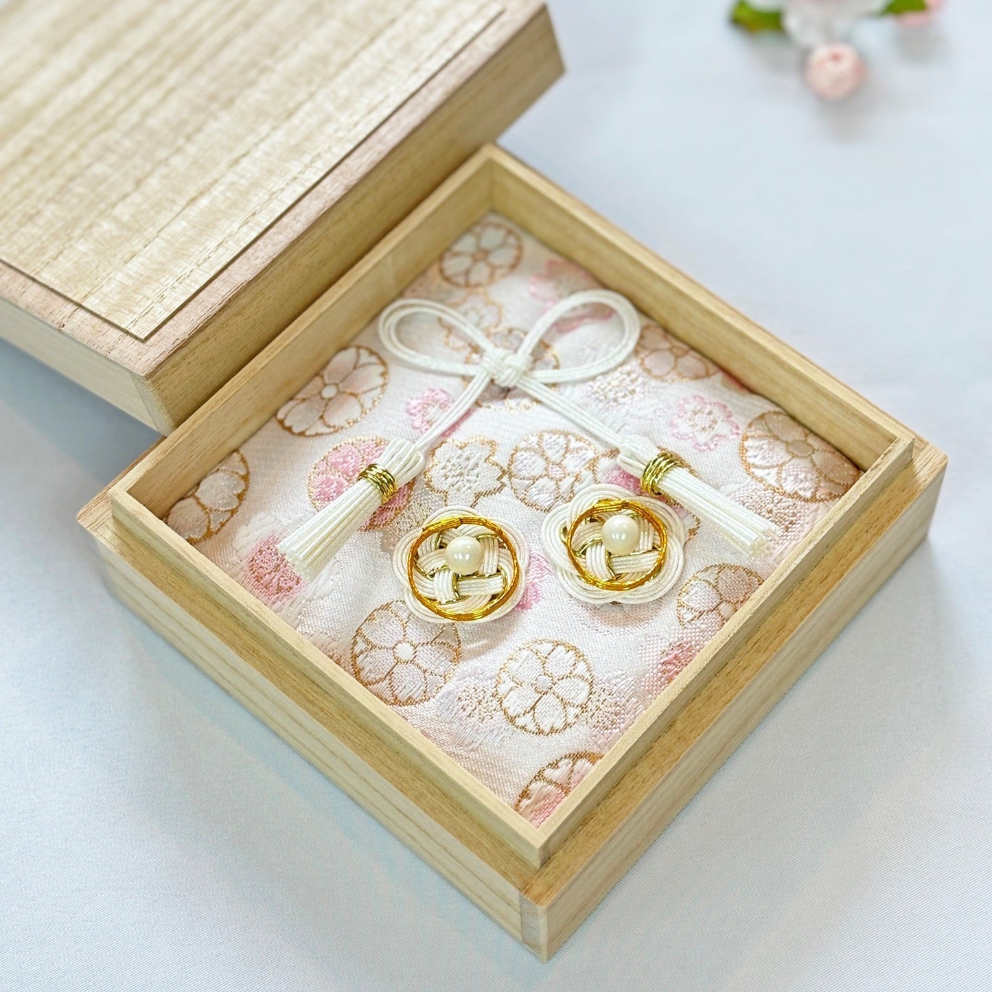 和風リングピロー まごころ【結婚式 神前式 リングピロー】