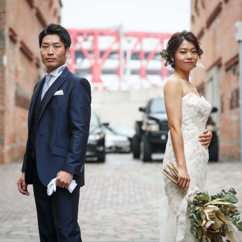【スライドムービー付】フォトウエディングプラン<大阪築港赤レンガ倉庫> 【結婚式 写真 フォト 撮影】