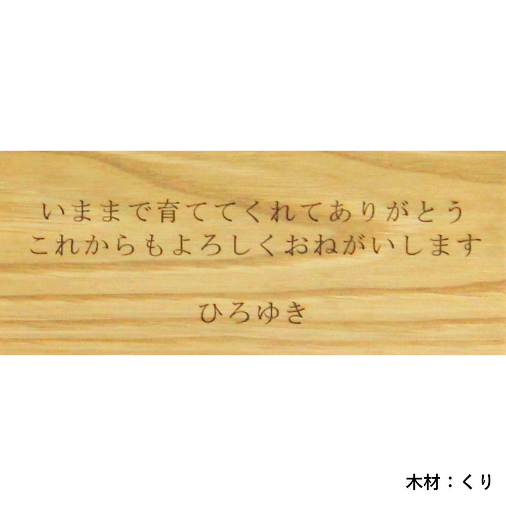 うら面 文字入れ(オプション)