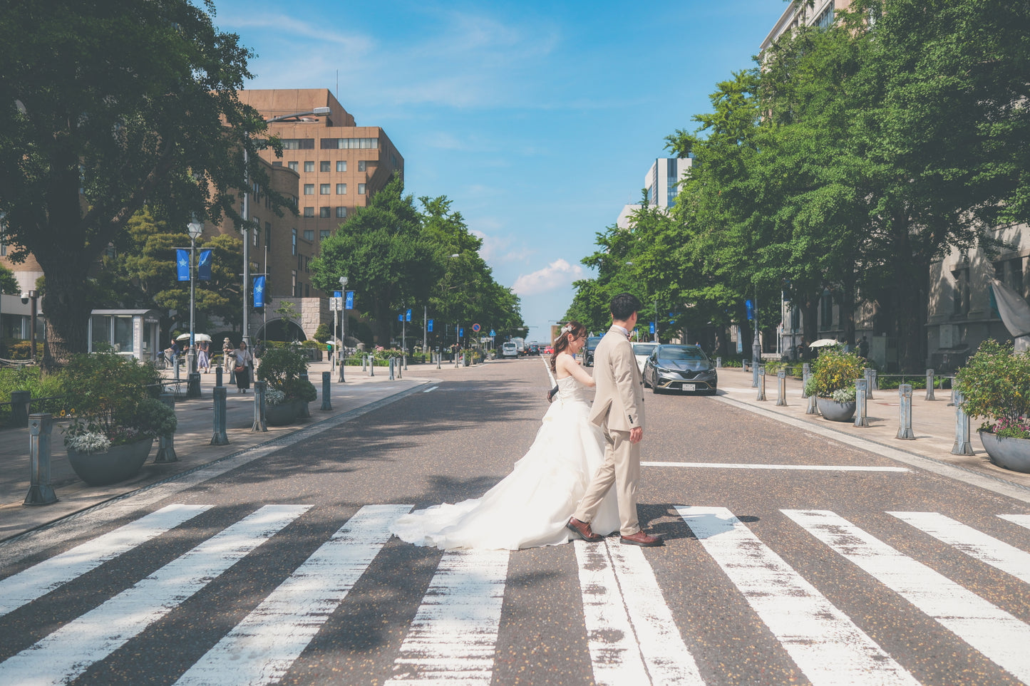 日本大通りロケーションフォト【結婚式 写真 フォトウェディング】 横浜店