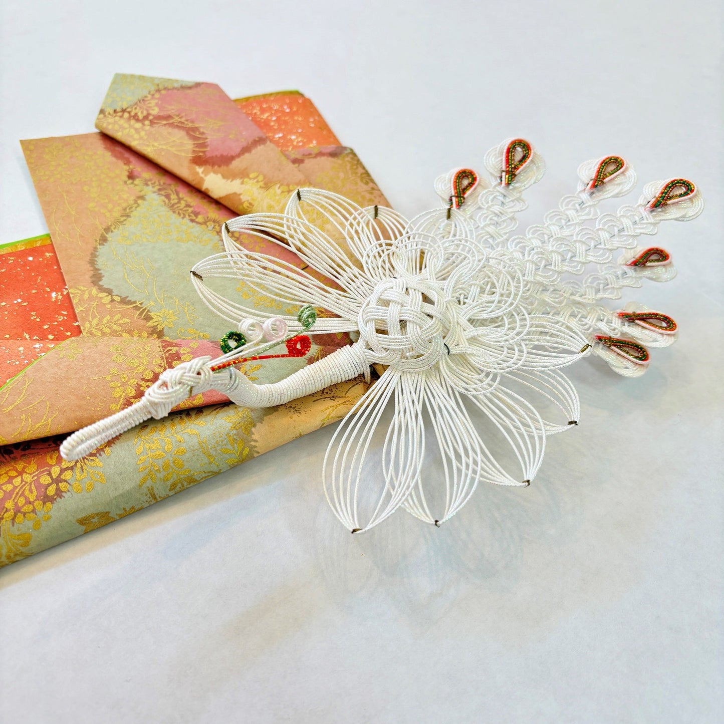 鳳凰指輪飾り【結婚式 リングピロー 両家顔合わせ 結納】