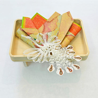 鳳凰指輪飾り【結婚式 リングピロー 両家顔合わせ 結納】