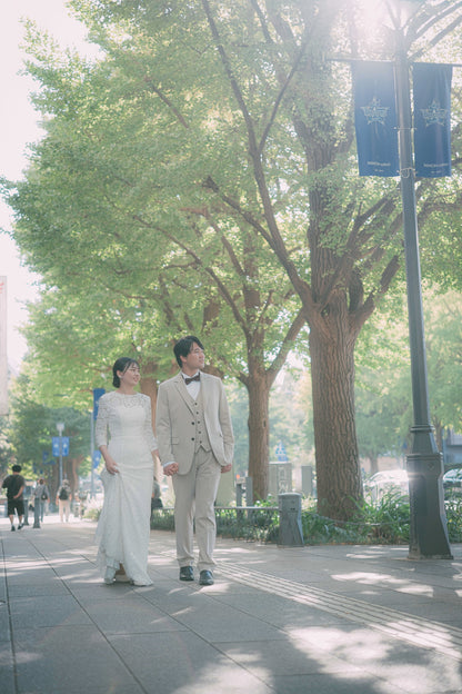 日本大通りロケーションフォト【結婚式 写真 フォトウェディング】 横浜店