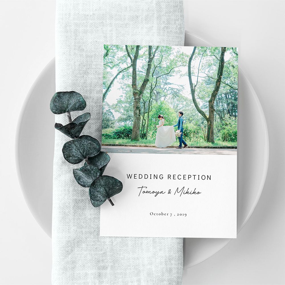 【席次表なし】プロフィールブック | A5サイズ・8P / 10部セット【結婚式 ペーパー プロフィールブック】