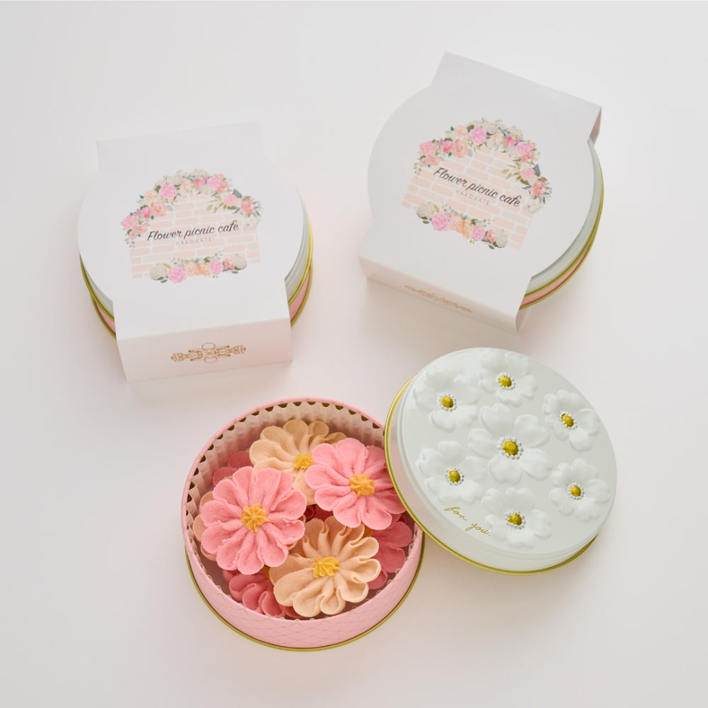 お花のぼうろマロン3缶セット(コスモス)