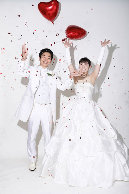 スタジオ★洋装1着プラン≪台紙orデータ付き≫　【結婚式　写真　フォト　撮影】