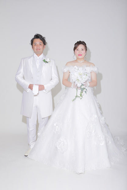 スタジオ★洋装1着プラン≪台紙orデータ付き≫　【結婚式　写真　フォト　撮影】