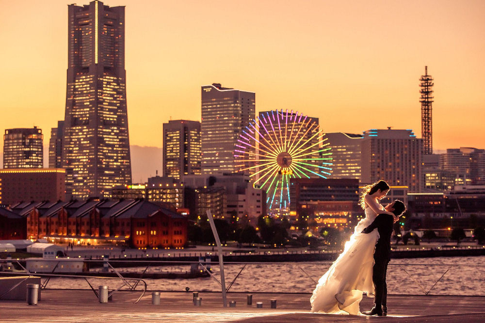 あなたをより一層輝かせる街　横浜前撮り　【結婚式　写真　フォト　撮影】