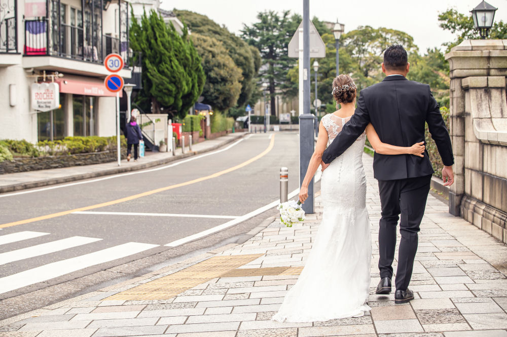 あなたをより一層輝かせる街　横浜前撮り　【結婚式　写真　フォト　撮影】