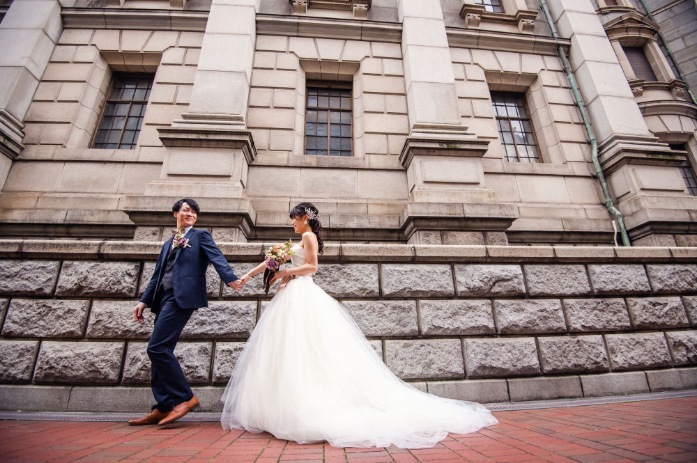 あなたをより一層輝かせる街　横浜前撮り　【結婚式　写真　フォト　撮影】