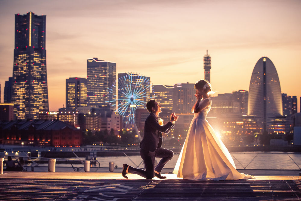 あなたをより一層輝かせる街 横浜前撮り 【結婚式 写真 フォト 撮影】