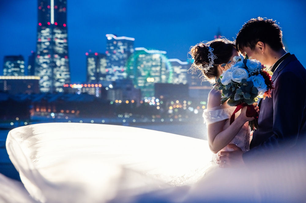 あなたをより一層輝かせる街　横浜前撮り　【結婚式　写真　フォト　撮影】