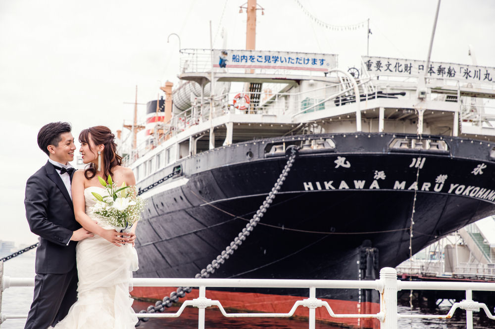 あなたをより一層輝かせる街　横浜前撮り　【結婚式　写真　フォト　撮影】