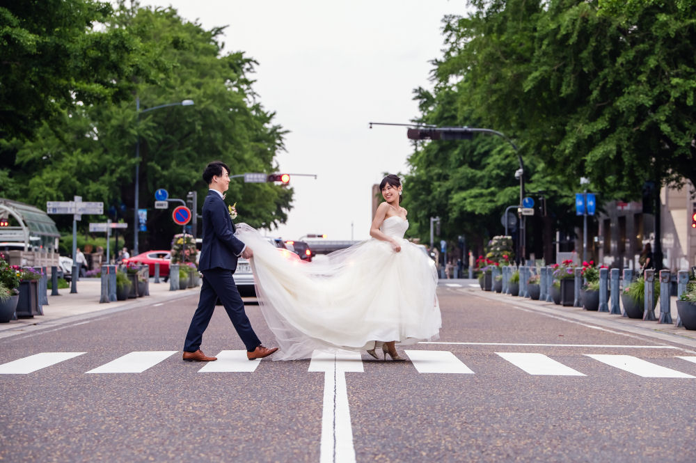 あなたをより一層輝かせる街　横浜前撮り　【結婚式　写真　フォト　撮影】