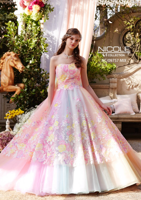 NICOL NC09757 【結婚式 カラードレス レンタル】