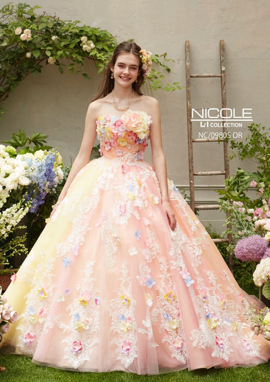 NICOL NC09805 【結婚式 カラードレス レンタル】