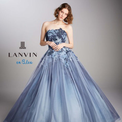 LANVIN en Blue LB32908 【結婚式　カラードレス　レンタル】