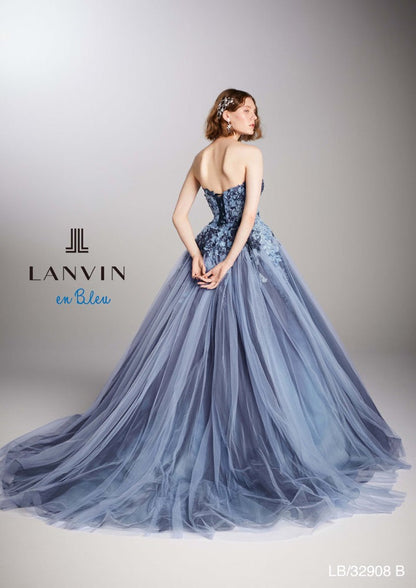 LANVIN en Blue LB32908 【結婚式 カラードレス レンタル】