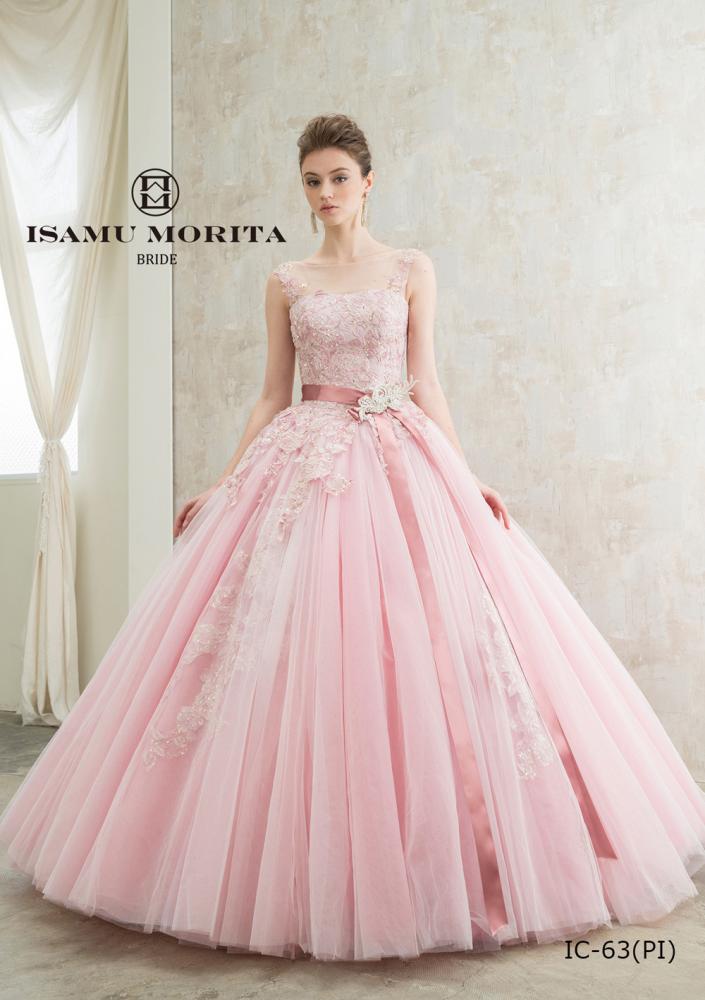 ISAMU MORITA IC-63(PI) 【結婚式 カラードレス レンタル】