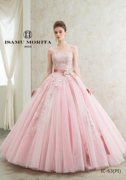 ISAMU MORITA IC-63(PI) 【結婚式 カラードレス レンタル】