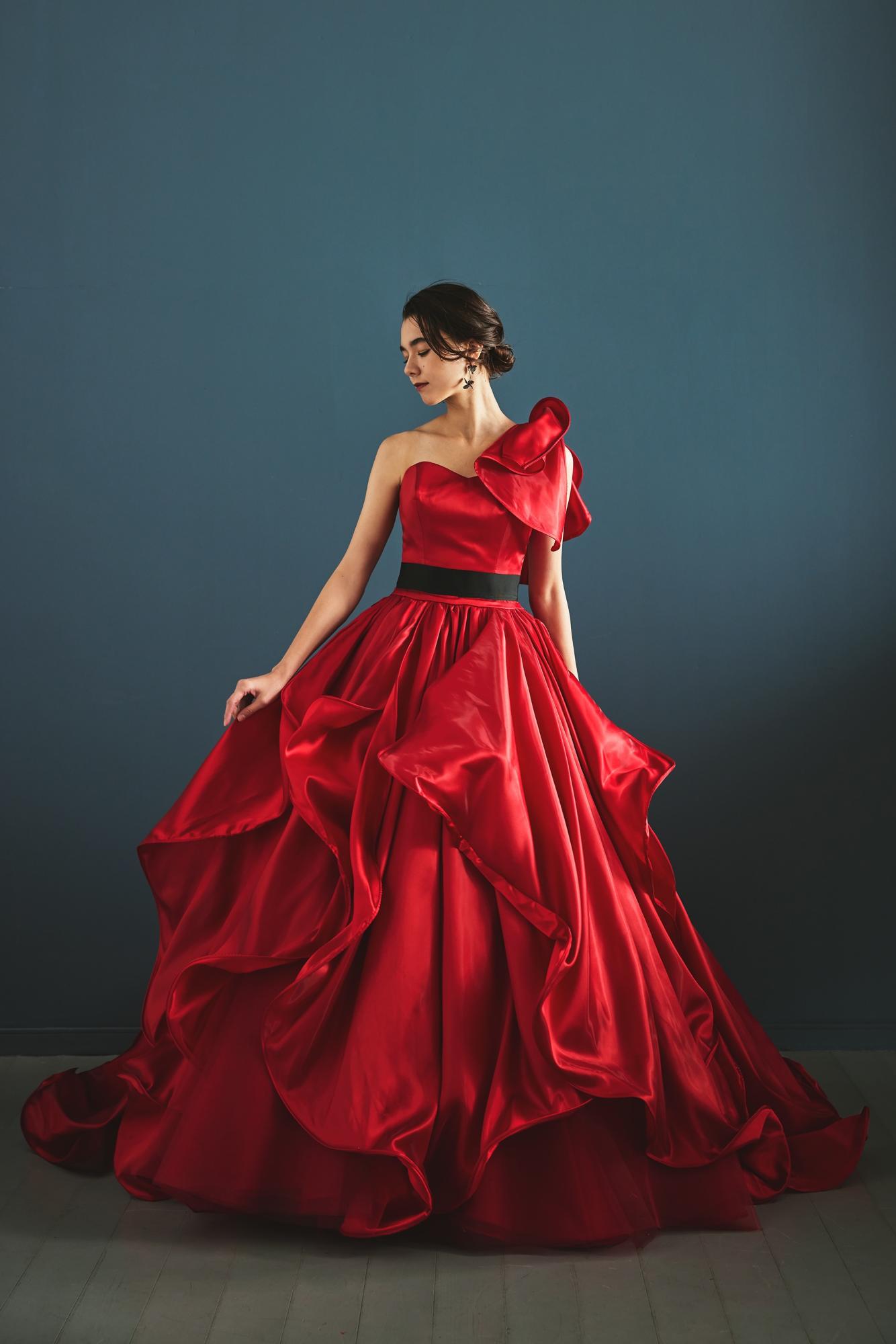 Rosso【結婚式 カラードレス】