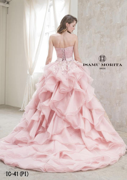 ISAMU MORITA IC-41(PI) 【結婚式 カラードレス レンタル】