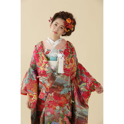 慶蝶艶花 【結婚式 和装 色打掛 レンタル】