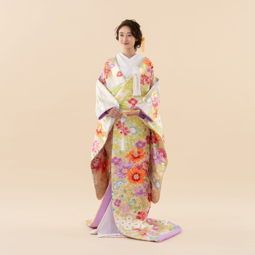 花の渓谷 【結婚式 和装 色打掛 レンタル】