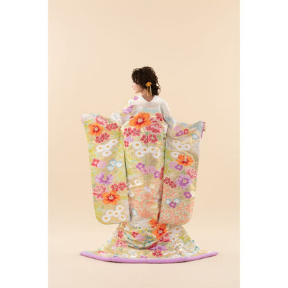 花の渓谷 【結婚式 和装 色打掛 レンタル】