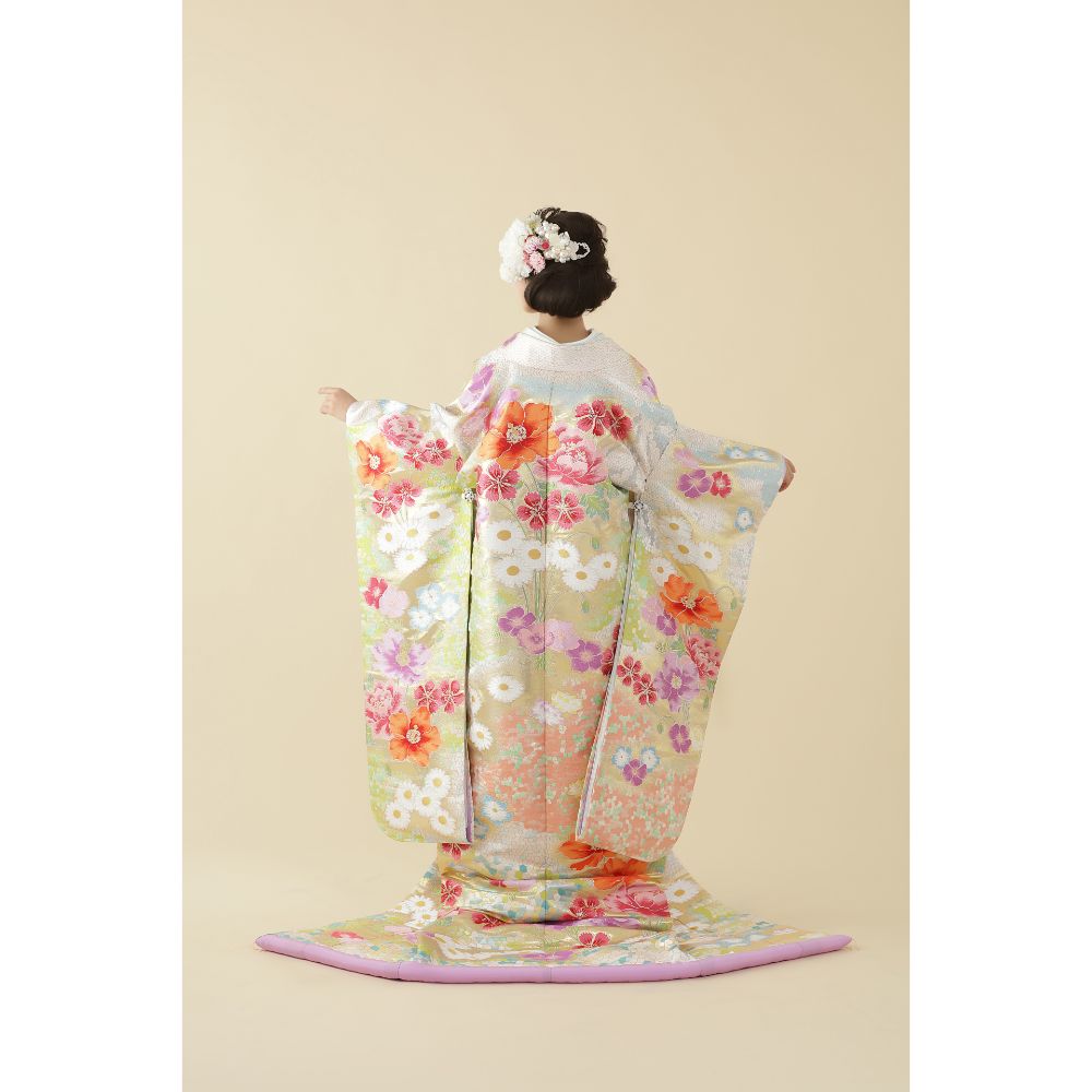 花の渓谷 【結婚式 和装 色打掛 レンタル】