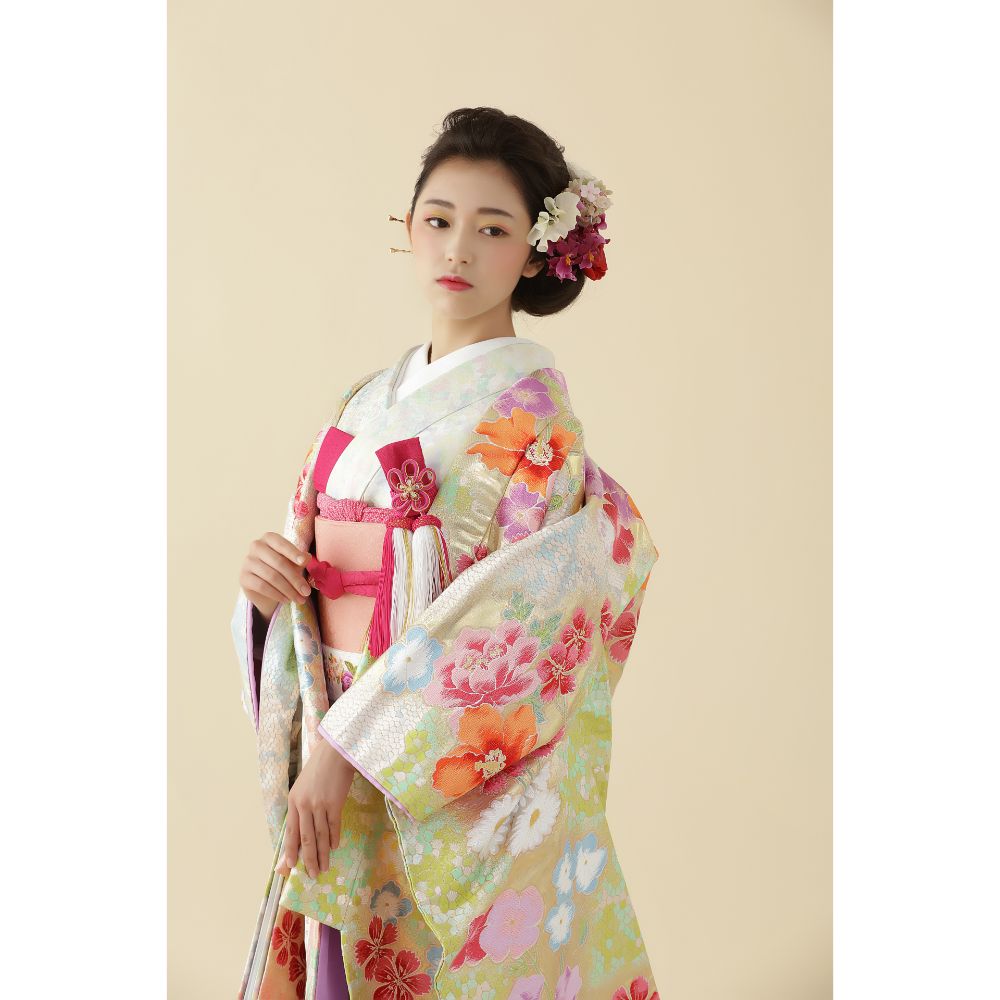 花の渓谷 【結婚式 和装 色打掛 レンタル】