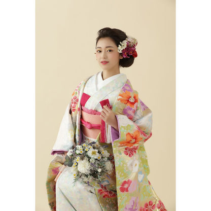 花の渓谷 【結婚式 和装 色打掛 レンタル】