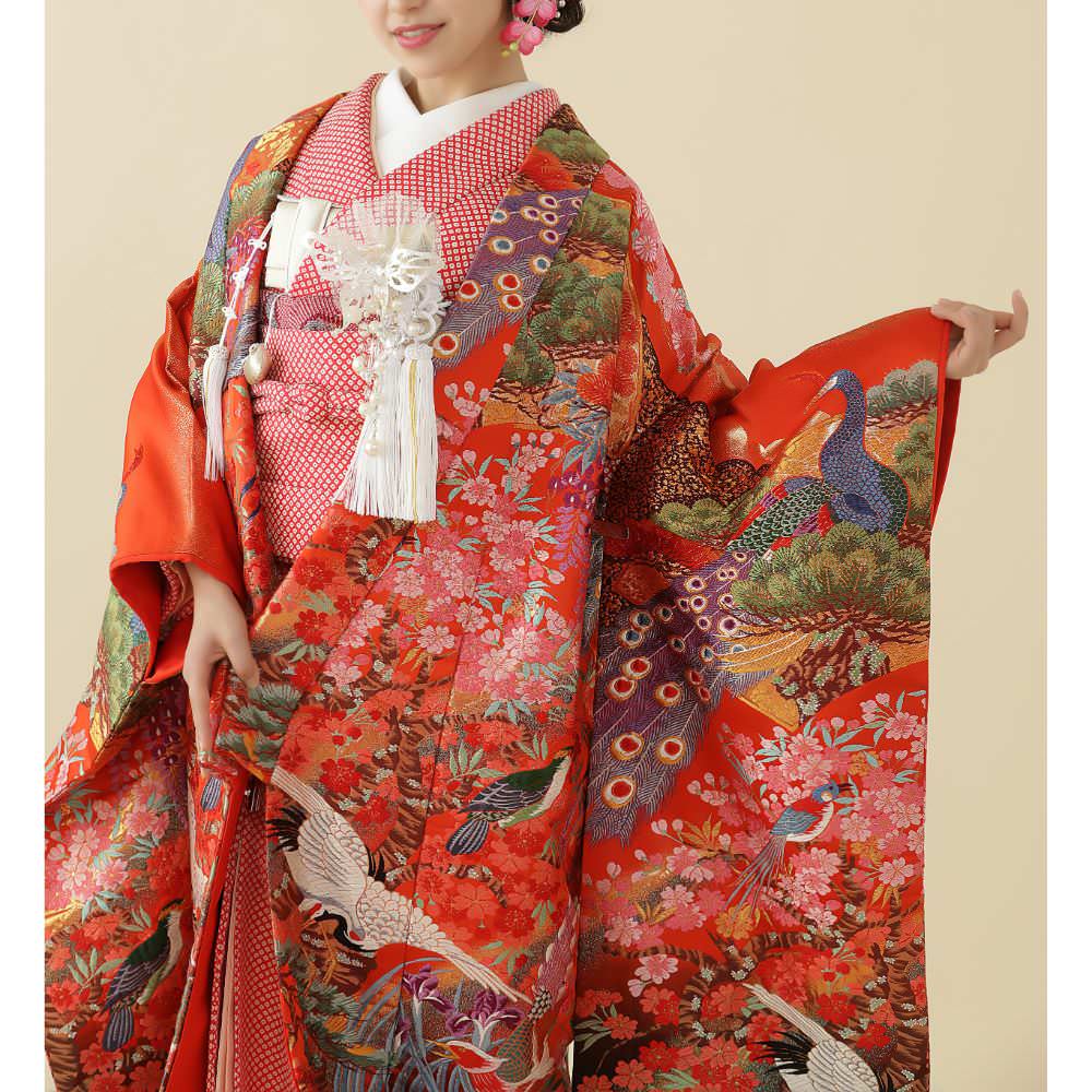 花鳥燦爛 【結婚式 和装 色打掛 レンタル】