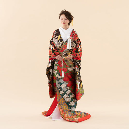 飛翔花尽 【結婚式 和装 色打掛 レンタル】